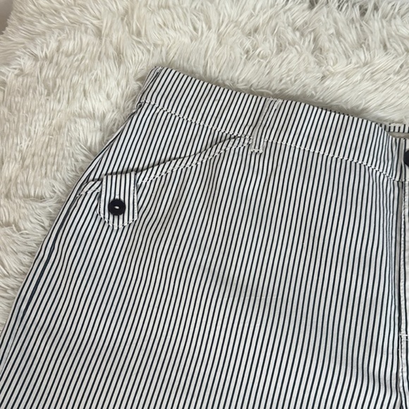 Penningtons White & Blue Striped Shorts - Picture 2 of 9
